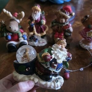Collection Of Vintage Christmas Nick Naks.